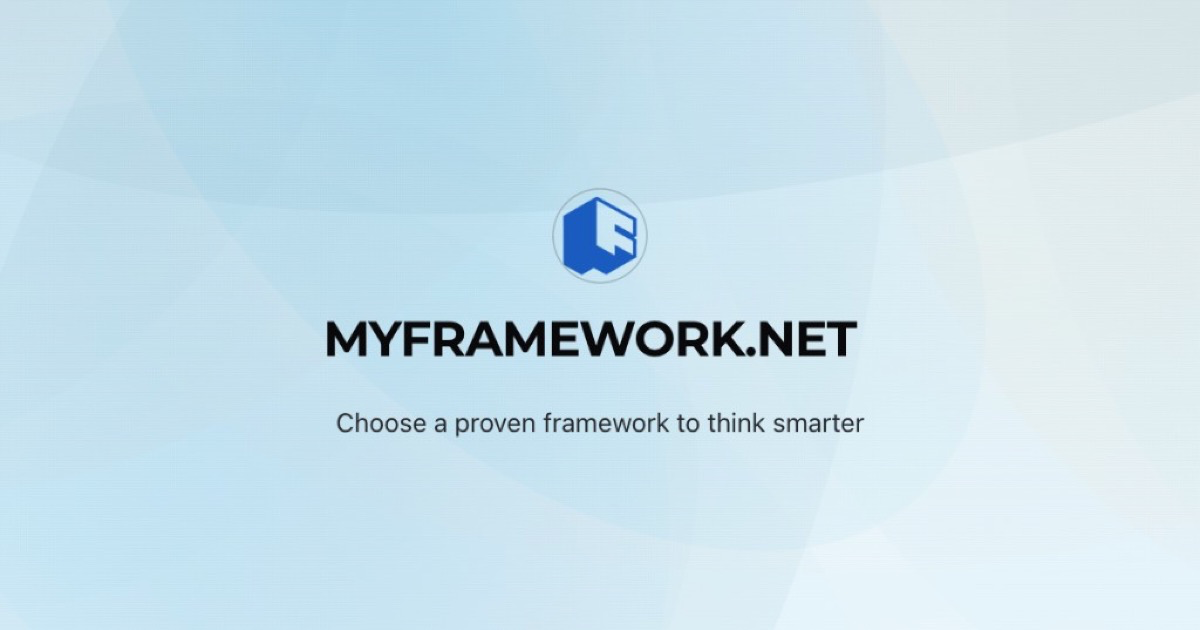 MyFramework screenshot 1